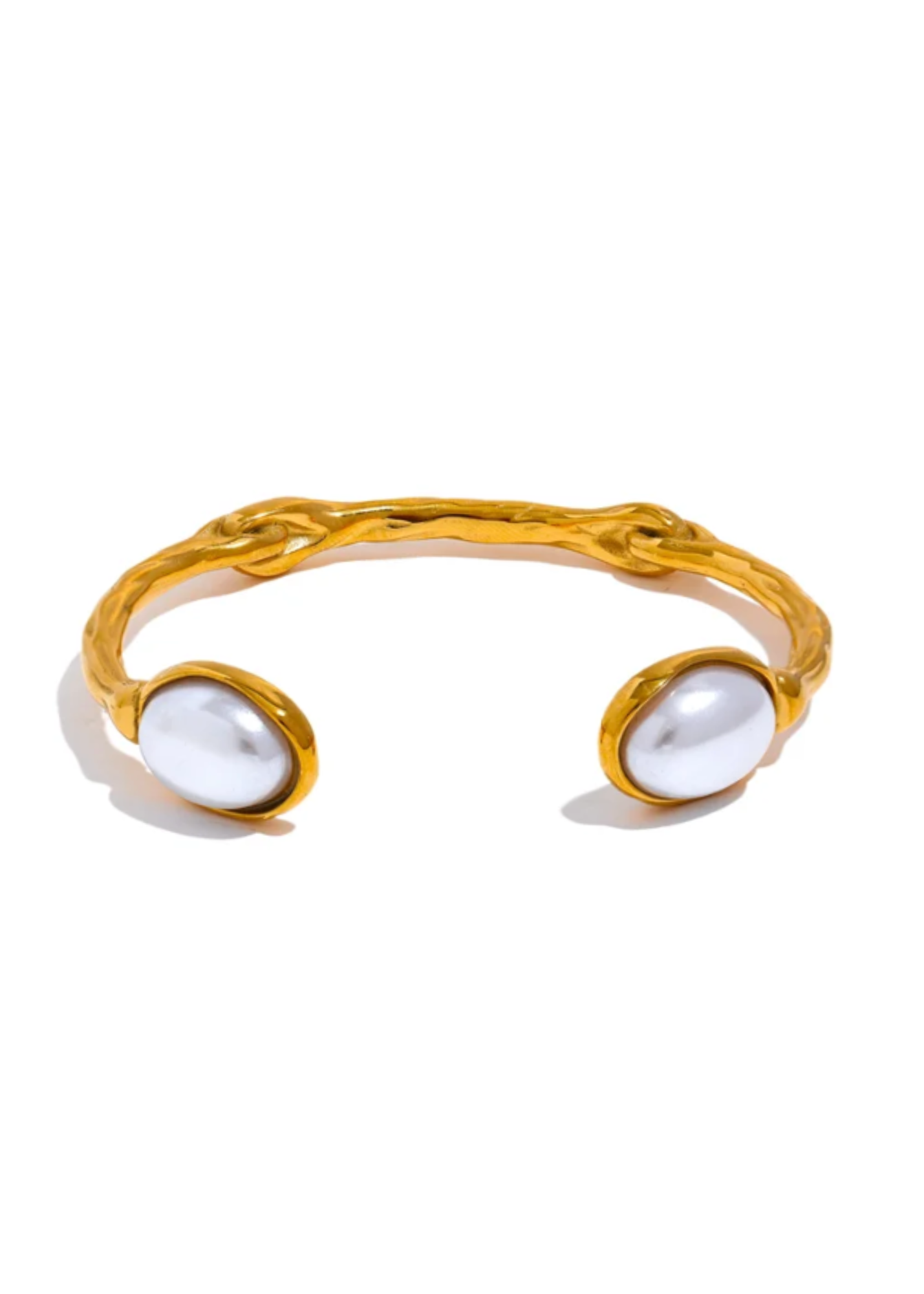 Amalfi Gold Pearl Cuff