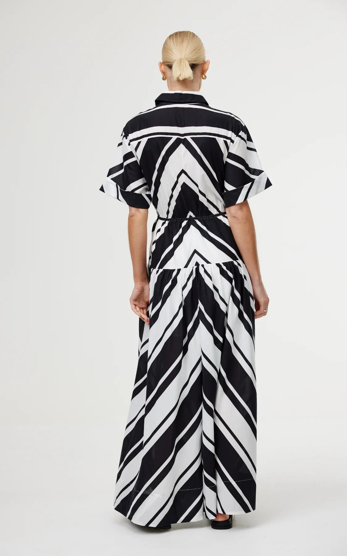 Maeve Maxi Dress in Classic Chevron