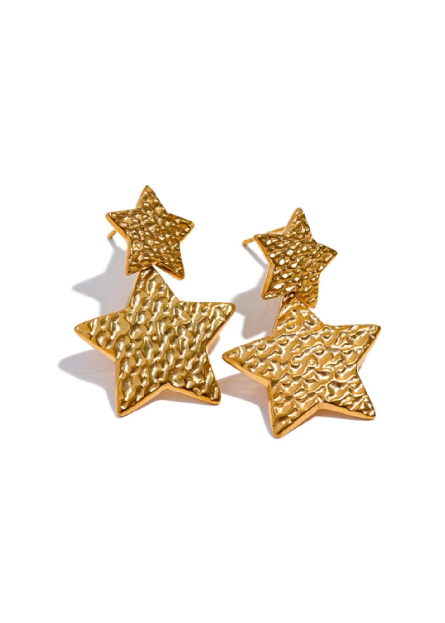 The Starry Night Gold Earrings
