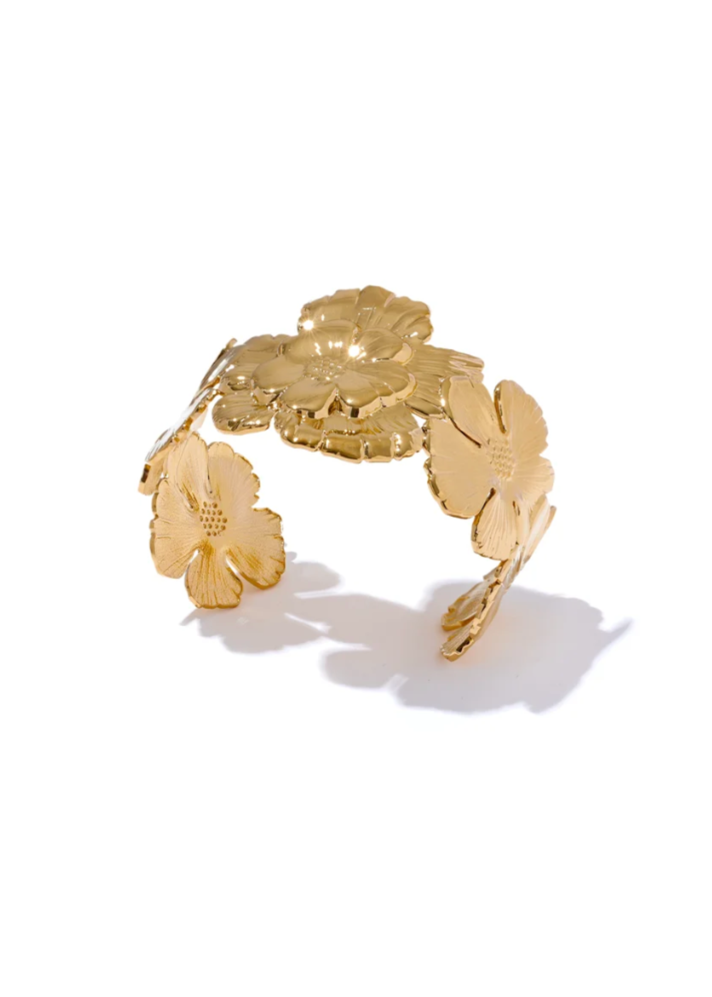 The Flower Gold Cuff