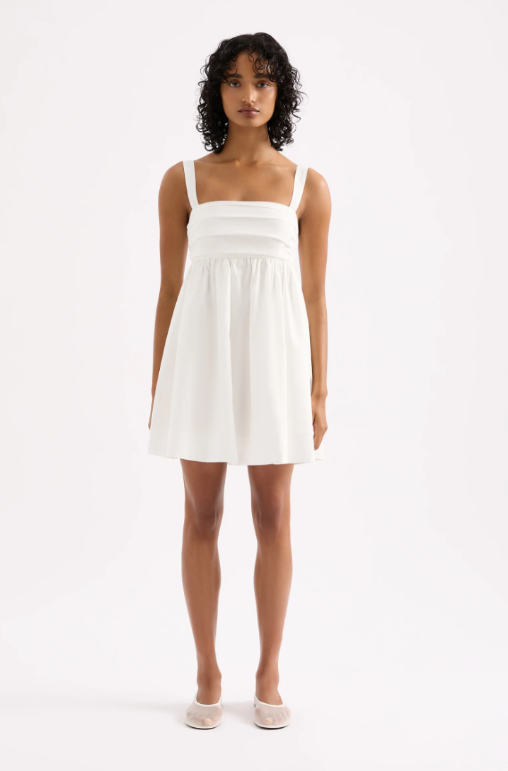 Drea Mini Dress in White