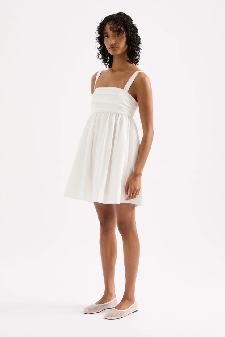 Drea Mini Dress in White